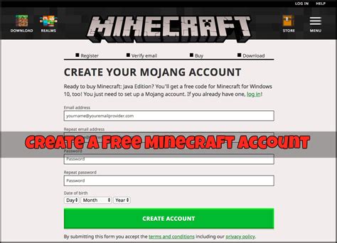 minecraft free account